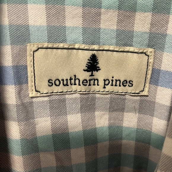 {Southern Pines} Men’s LS Polo - Picture 5 of 6
